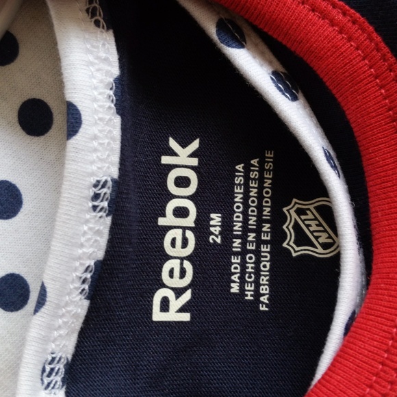 NEW reebok 3 piece creeper set NHL montreal canadiens 24 months baby girl - Picture 9 of 9